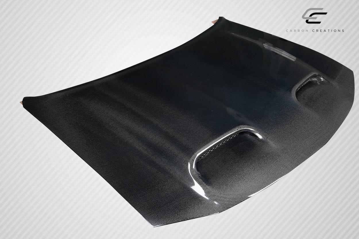 2006-2010 Dodge Charger Carbon Creations Hellcat v2 Carbon Fiber Hood - Image 4