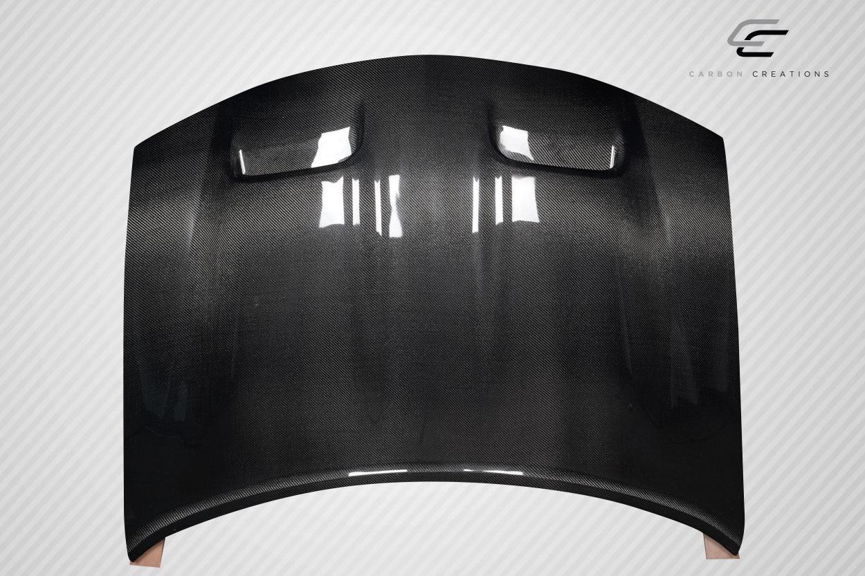 2006-2010 Dodge Charger Carbon Creations Hellcat v2 Carbon Fiber Hood - Image 5