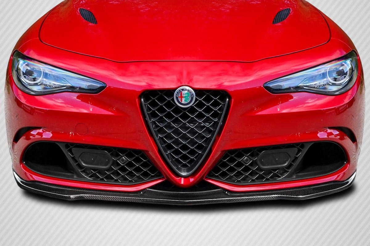 2017-2025 Alfa Romeo Giulia Carbon Creations FRK Carbon Fiber Front Lip - Image 1