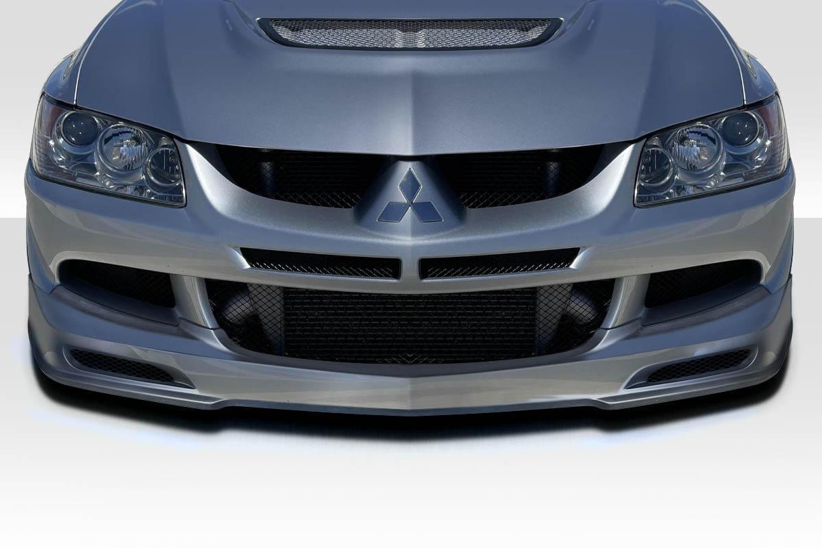 2003-2005 Mitsubishi Evolution Duraflex Racer X Front Lip - Image 1