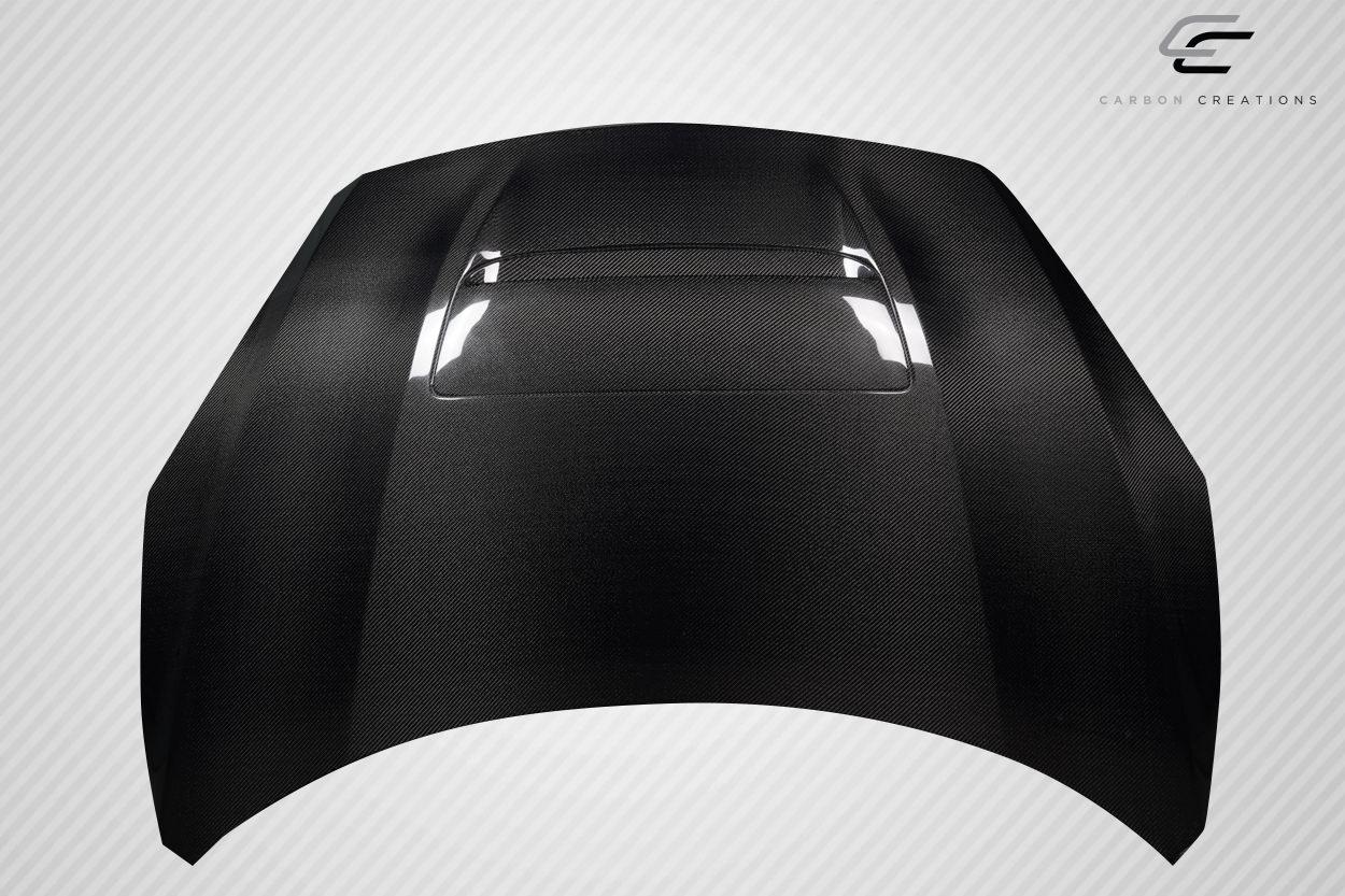 2010-2013 Mazda Mazdaspeed 3 Carbon Creations OEM Look Carbon Fiber Hood - Image 5