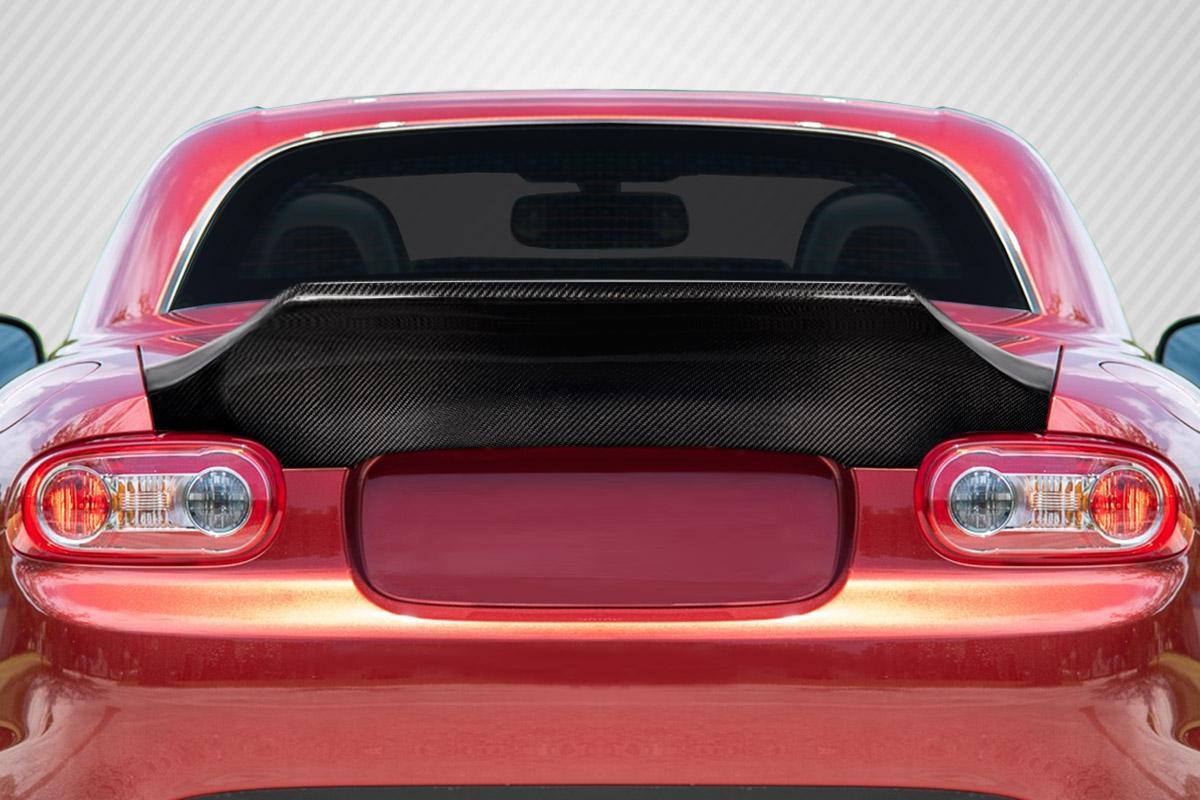 2006-2015 Mazda Miata Carbon Creations High Kick Carbon Fiber Rear Wing - Image 1