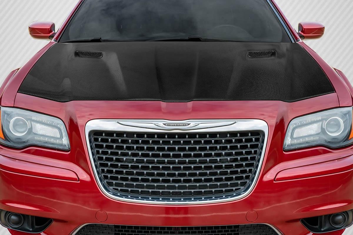 2011-2022 Chrysler 300 Carbon Creations Cesta Carbon Fiber Hood - Image 1