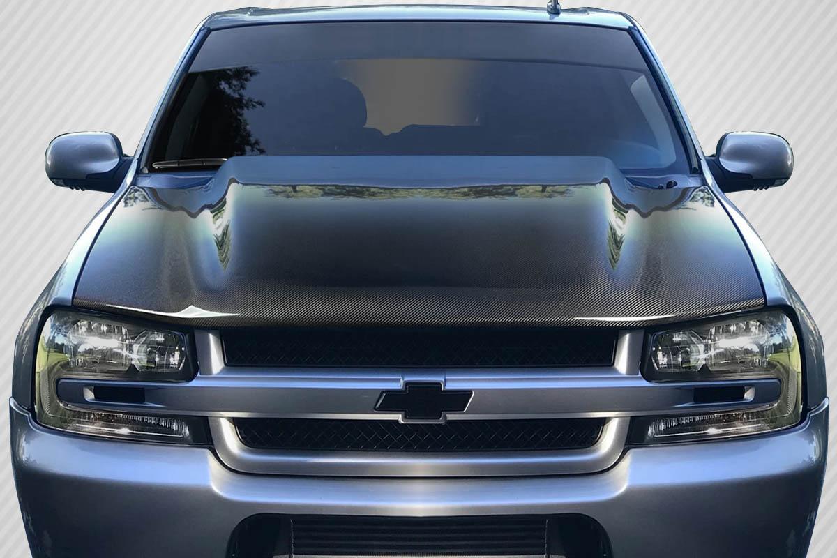 2002-2008 Chevrolet Trailblazer Carbon Creations Cowl Carbon Fiber Hood - Image 1