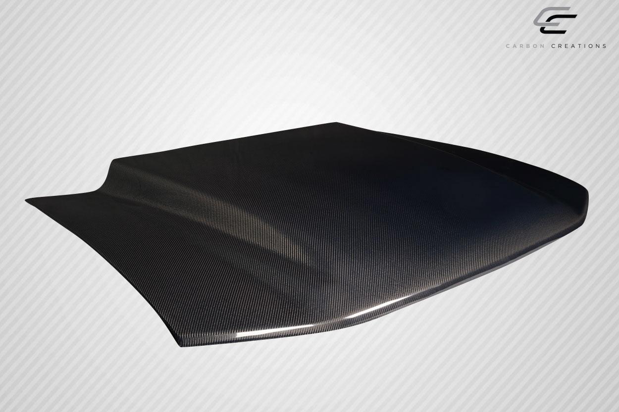 2002-2008 Chevrolet Trailblazer Carbon Creations Cowl Carbon Fiber Hood - Image 4