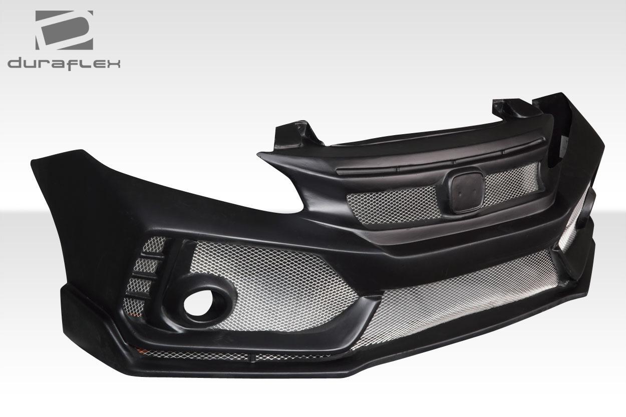 2012-2015 Honda Civic Duraflex FK8 Style Front Bumper - Image 3