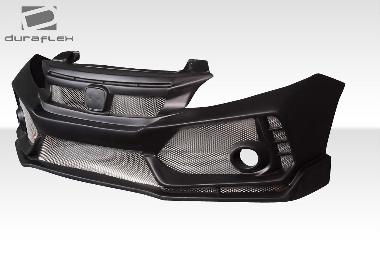 2012-2015 Honda Civic Duraflex FK8 Style Front Bumper - Image 4
