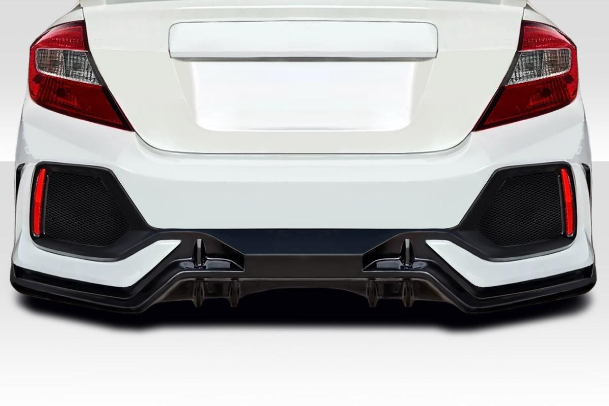2012-2015 Honda Civic Duraflex FK8 Style Rear Bumper - Image 1