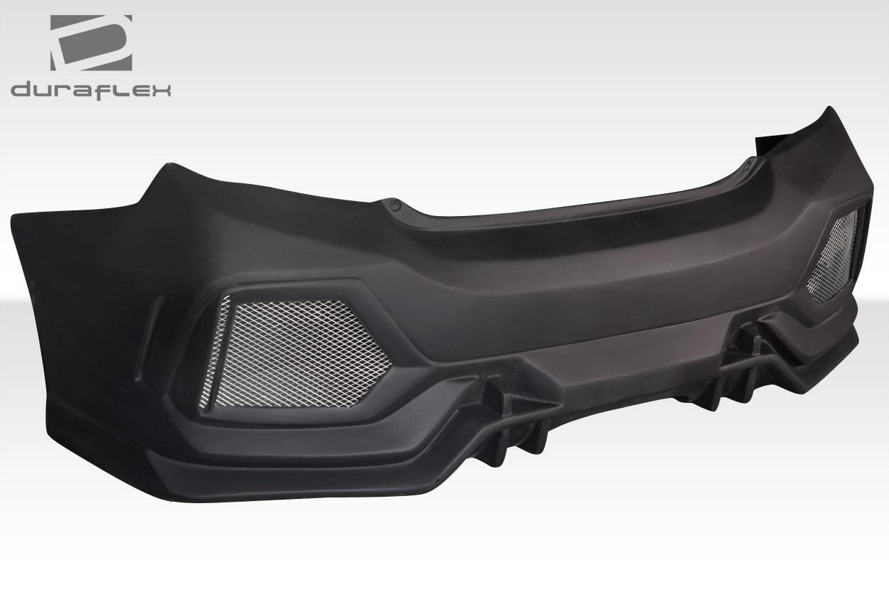 2012-2015 Honda Civic Duraflex FK8 Style Rear Bumper - Image 3