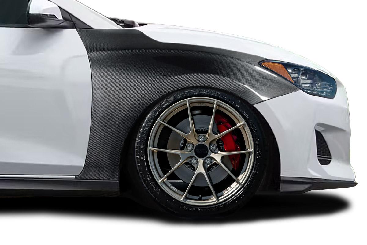 2019-2022 Hyundai Veloster Carbon Creations OEM Look Carbon Fiber Fender - Image 1