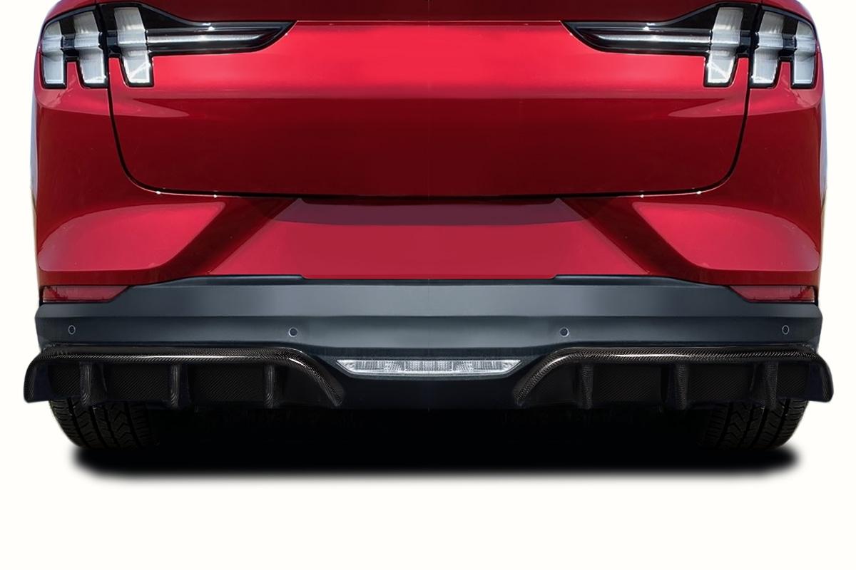 2021-2025 Ford Mustang Carbon Creations Mystic Carbon Fiber Rear Lip - Image 1