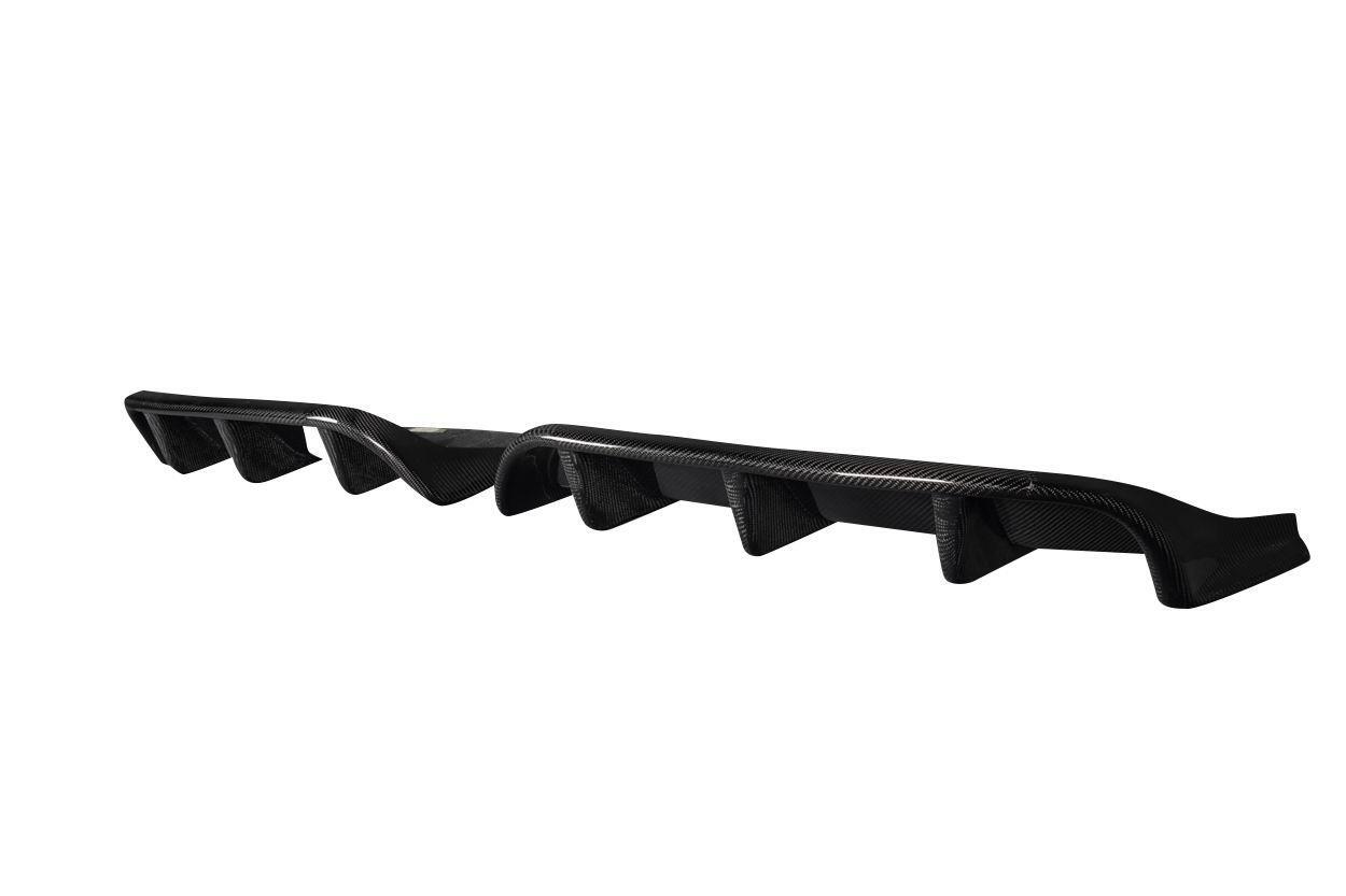 2021-2025 Ford Mustang Carbon Creations Mystic Carbon Fiber Rear Lip - Image 3
