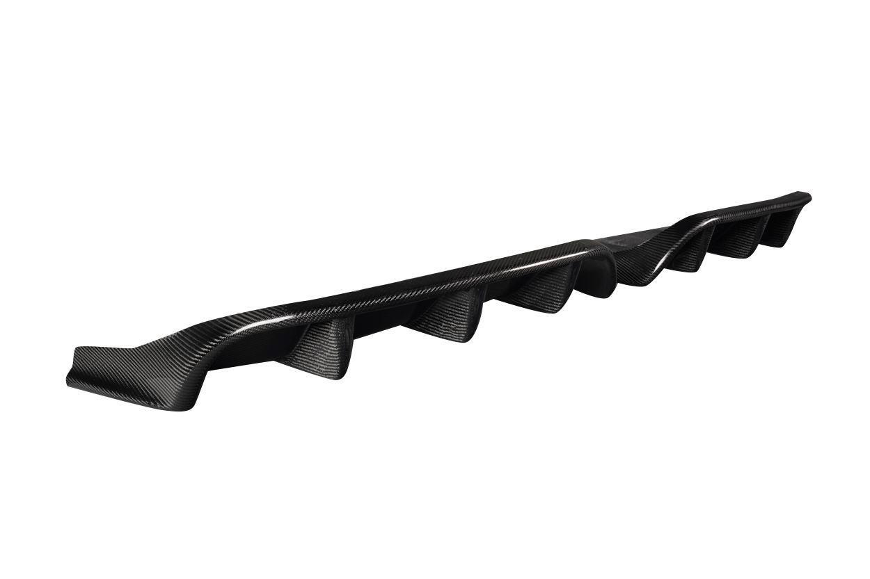 2021-2025 Ford Mustang Carbon Creations Mystic Carbon Fiber Rear Lip - Image 4