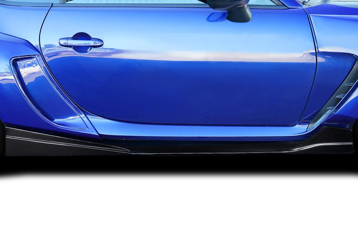 2022-2025 Toyota GR86 Carbon Creations GT Competition Carbon Fiber Side Skirts - Image 1