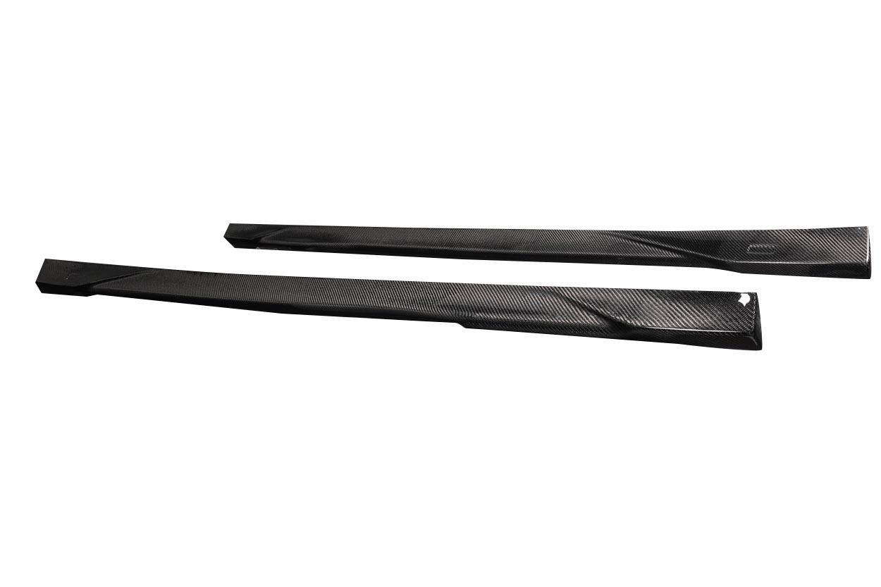 2021-2024 Kia K5 Carbon Creations Forge Works Carbon Fiber Side Skirts - Image 4