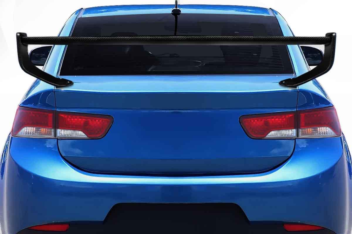2010-2013 Kia Forte Carbon Creations Victory Carbon Fiber Rear Wing - Image 1