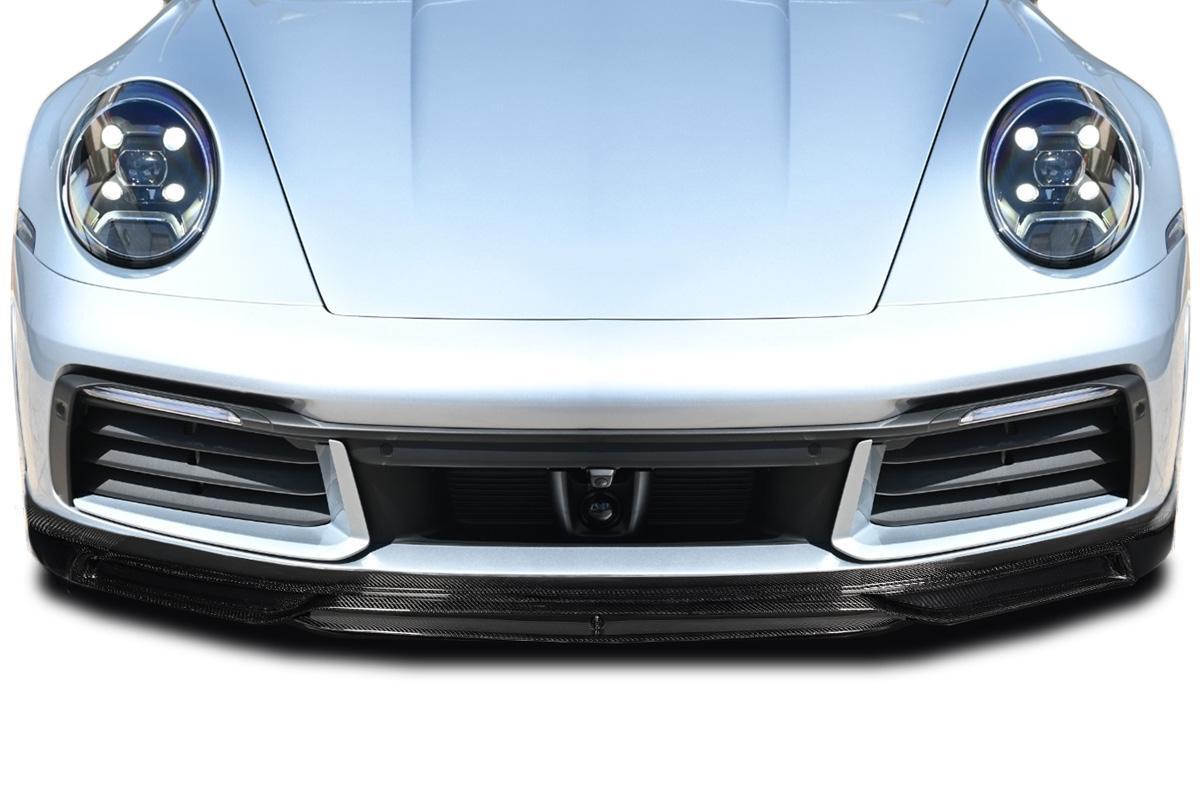 2020-2024 Porsche 911 Carbon Creations Taveran Carbon Fiber Front Lip - Image 1
