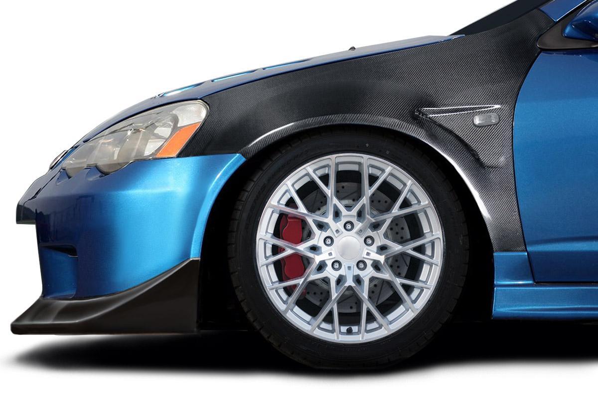 2002-2006 Acura RSX Carbon Creations Apex Carbon Fiber Fender - Image 1