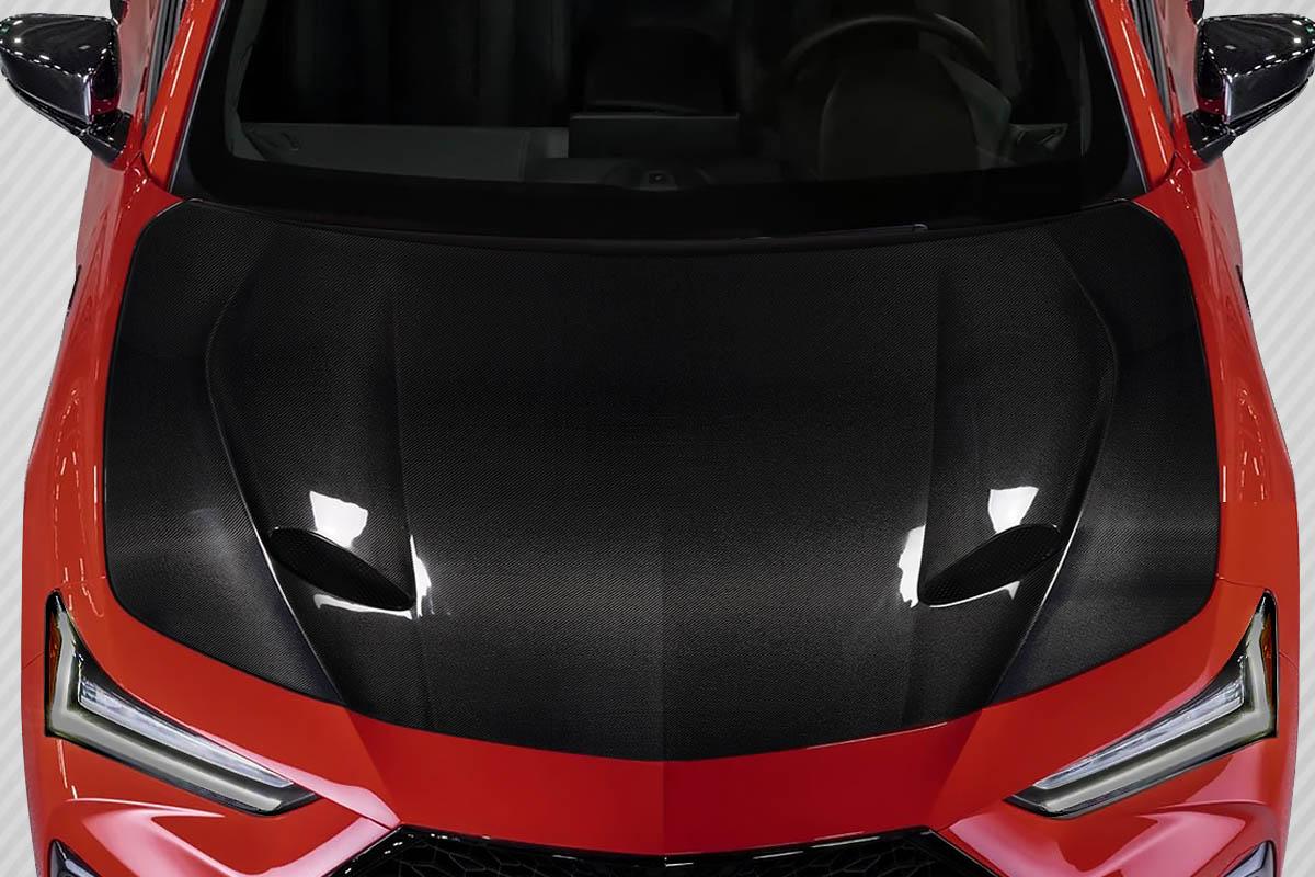 2021-2025 Acura TLX Carbon Creations Enerva Carbon Fiber Hood - Image 1