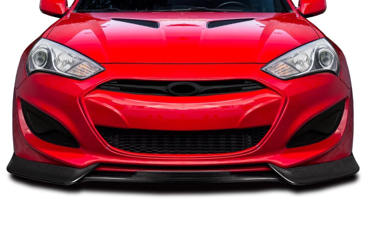 2013-2016 Hyundai Genesis Carbon Creations Greva Carbon Fiber Front Lip - Image 1