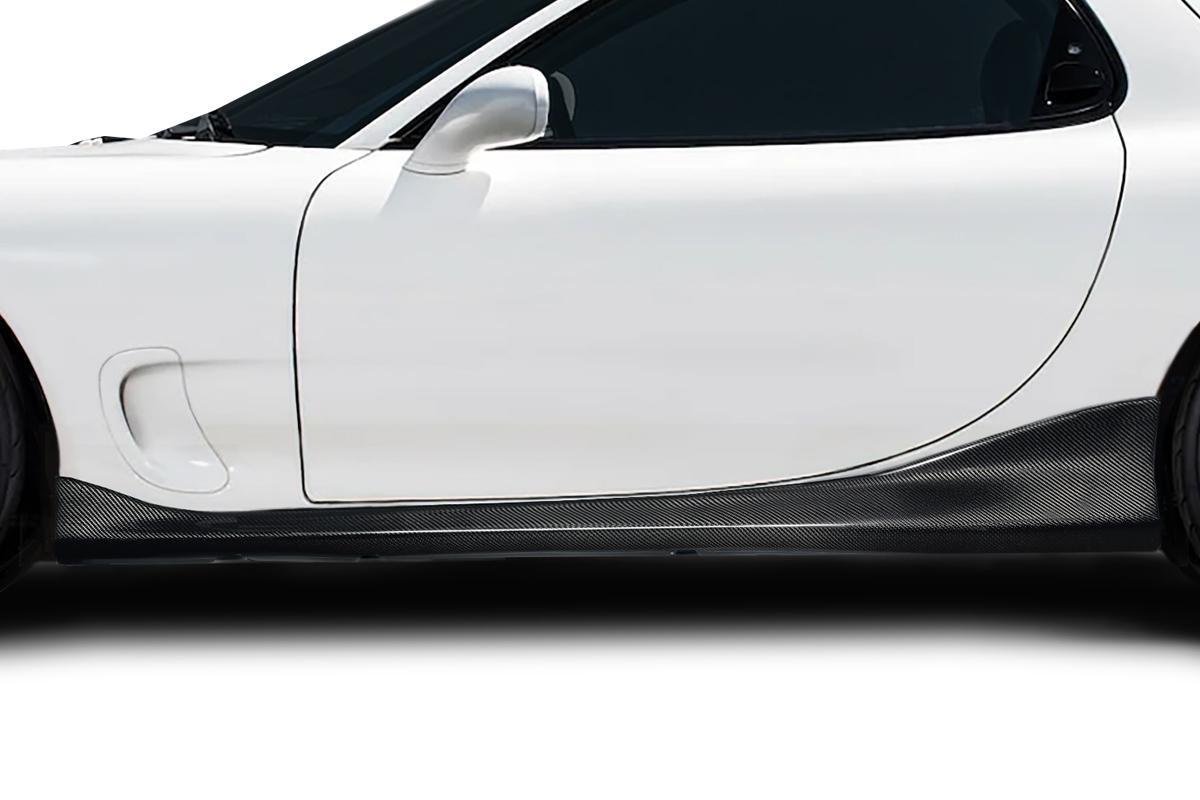 1993-1997 Mazda RX7 Carbon Creations 99 Spec Look Carbon Fiber Side Skirts - Image 1