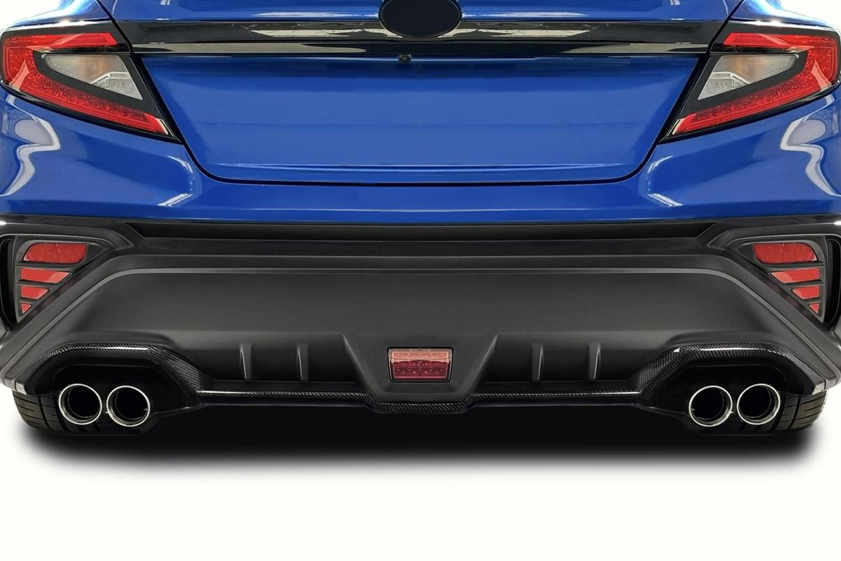2022-2023 Subaru WRX Carbon Creations STI Look Carbon Fiber Rear Lip - Image 1