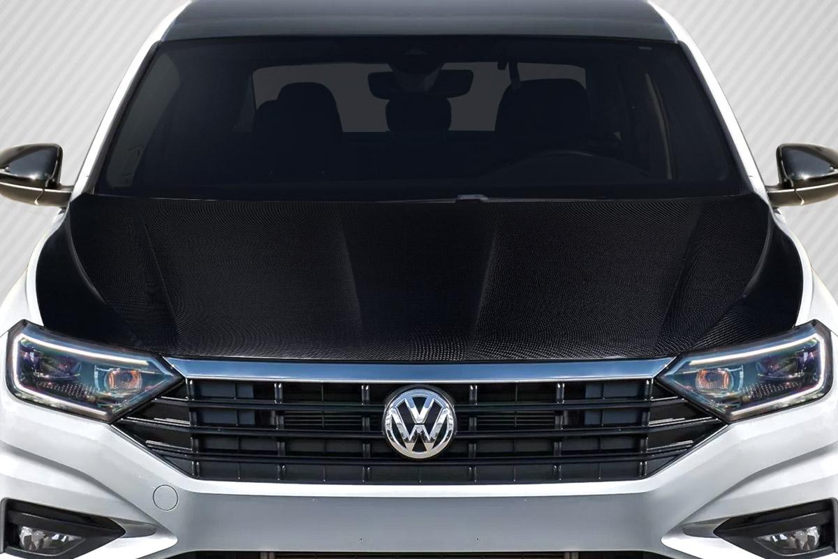 2019-2025 Volkswagen Jetta Carbon Creations OEM Look Carbon Fiber Hood - Image 1