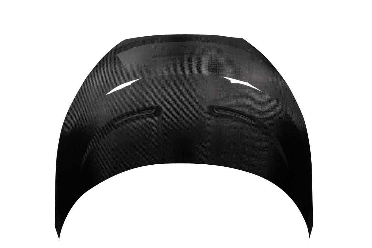 2012-2017 Hyundai Veloster Carbon Creations OEM Look Carbon Fiber Hood - Image 6