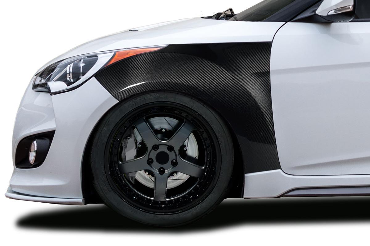 2012-2017 Hyundai Veloster Carbon Creations OEM Look Carbon Fiber Fender - Image 1