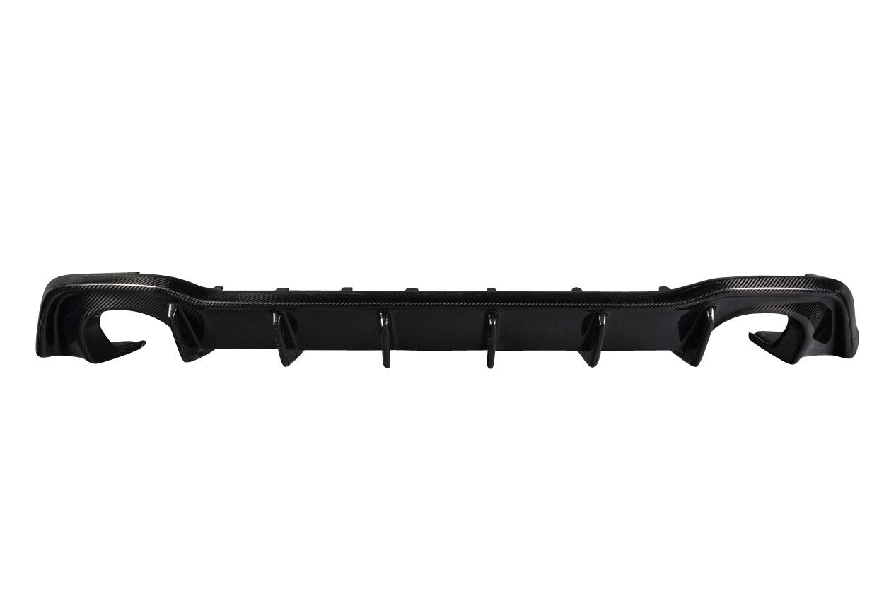 2022-2024 Volkswagen Golf Carbon Creations Zamba Carbon Fiber Rear Lip - Image 3