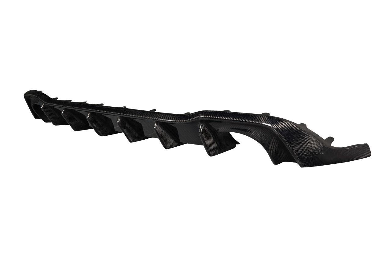 2022-2024 Volkswagen Golf Carbon Creations Zamba Carbon Fiber Rear Lip - Image 4