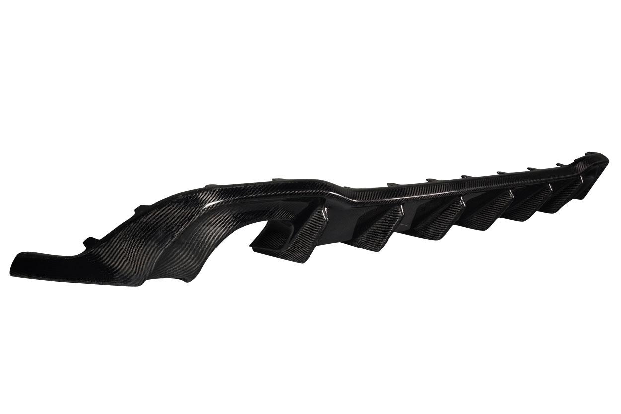 2022-2024 Volkswagen Golf Carbon Creations Zamba Carbon Fiber Rear Lip - Image 5