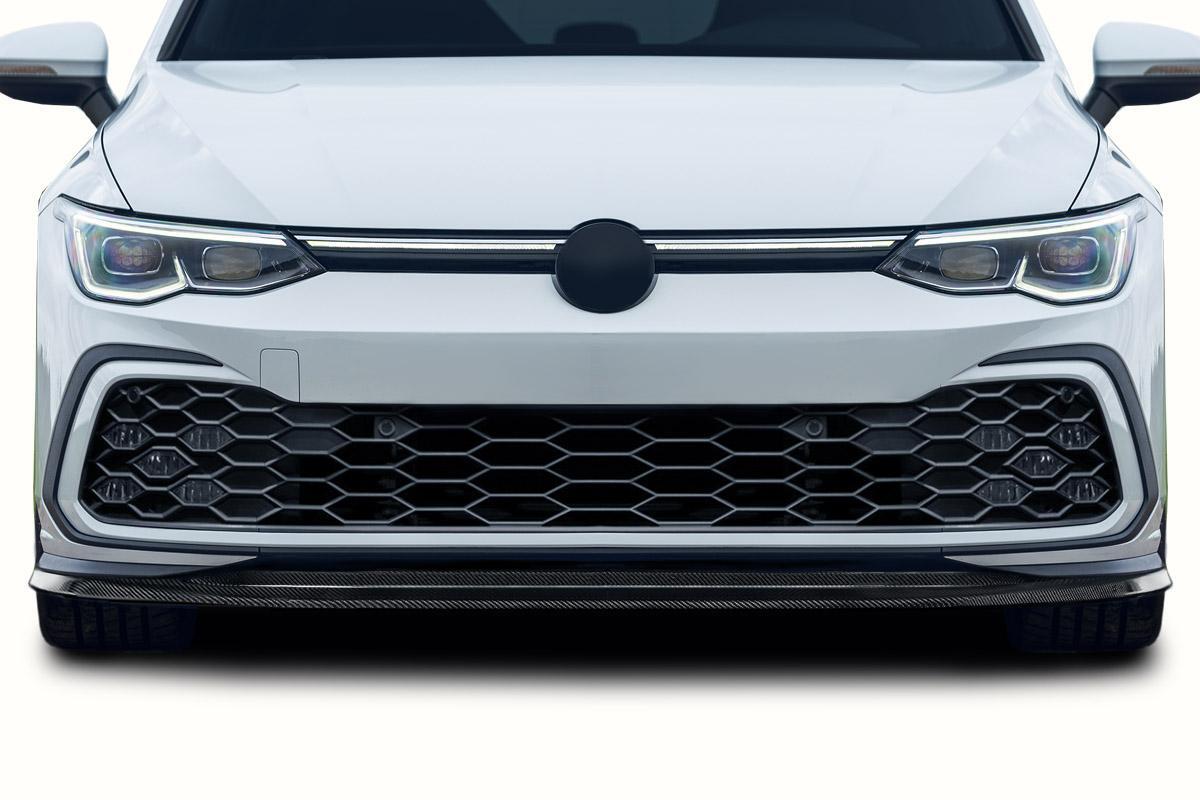 2022-2024 Volkswagen Golf Carbon Creations Zamba Carbon Fiber Front Lip - Image 1