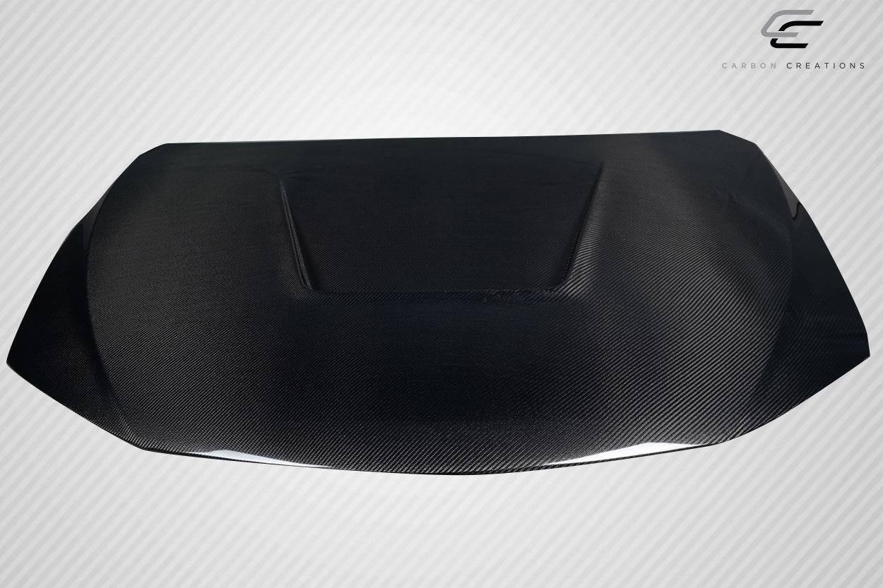 2008-2011 Subaru WRX Carbon Creations Vortex Carbon Fiber Hood - Image 2
