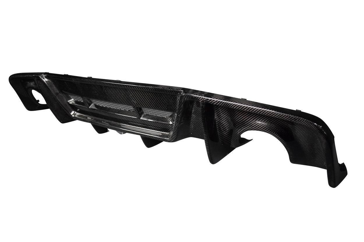 2015-2023 Dodge Charger Carbon Creations Redline Carbon Fiber Rear Lip - Image 4