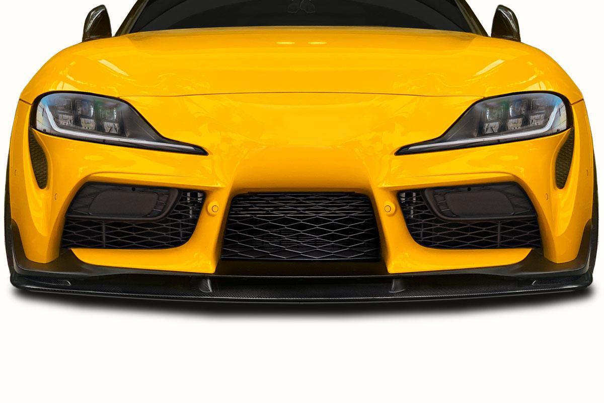 2020-2025 Toyota Supra Carbon Creations Sequence Carbon Fiber Front Lip - Image 1