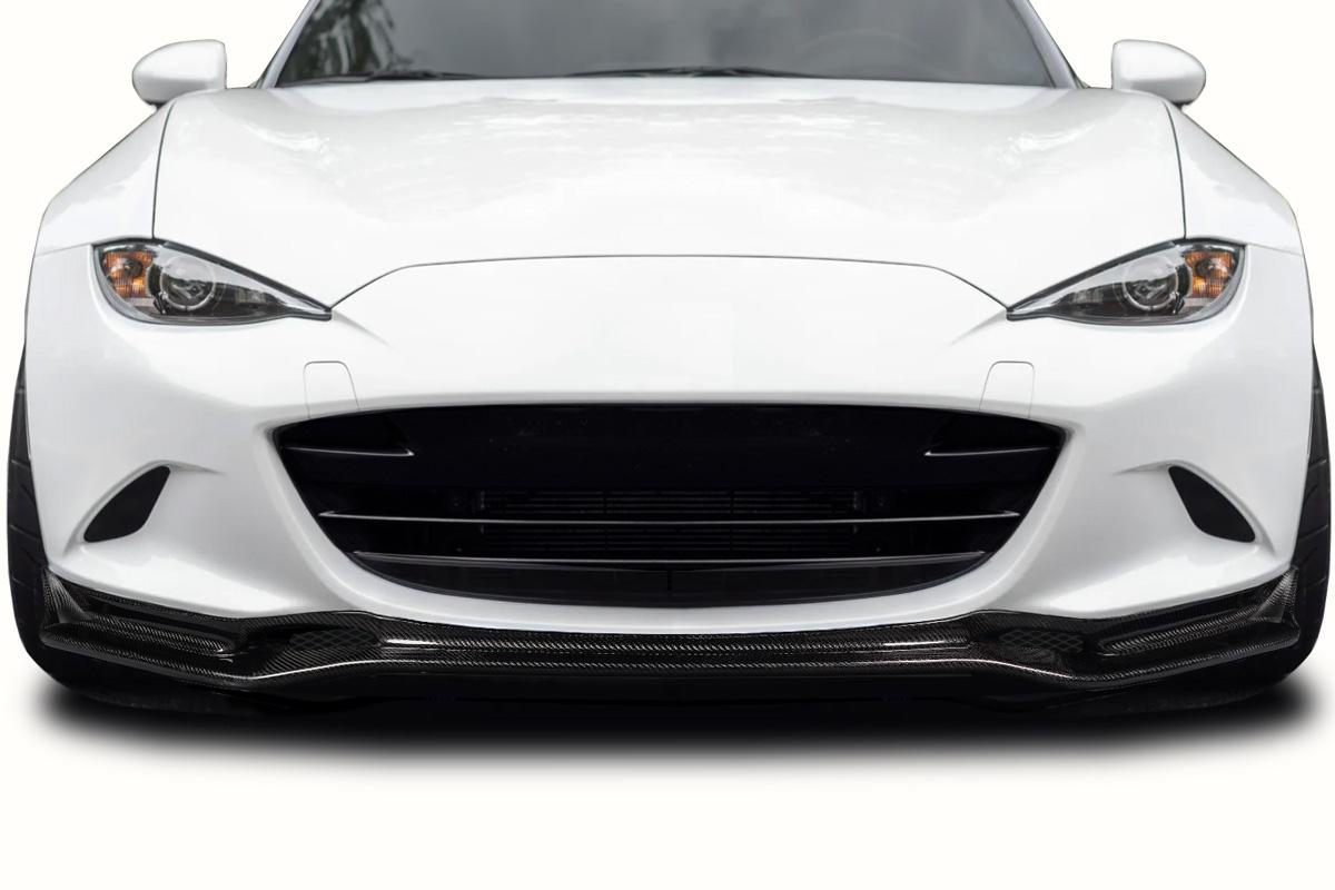2016-2025 Mazda Miata Carbon Creations Circuit Carbon Fiber Front Lip - Image 1