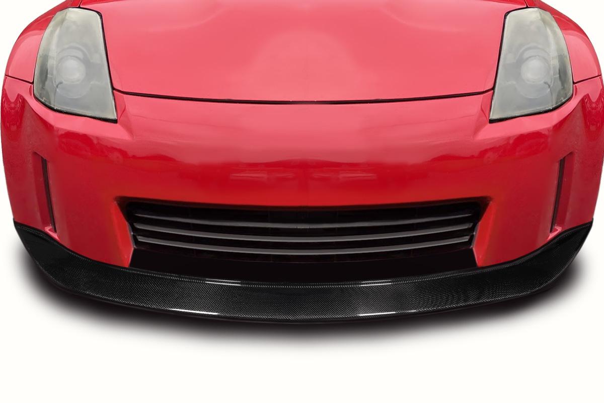 2003-2008 Nissan 350Z Carbon Creations Lexer Carbon Fiber Front Lip - Image 1