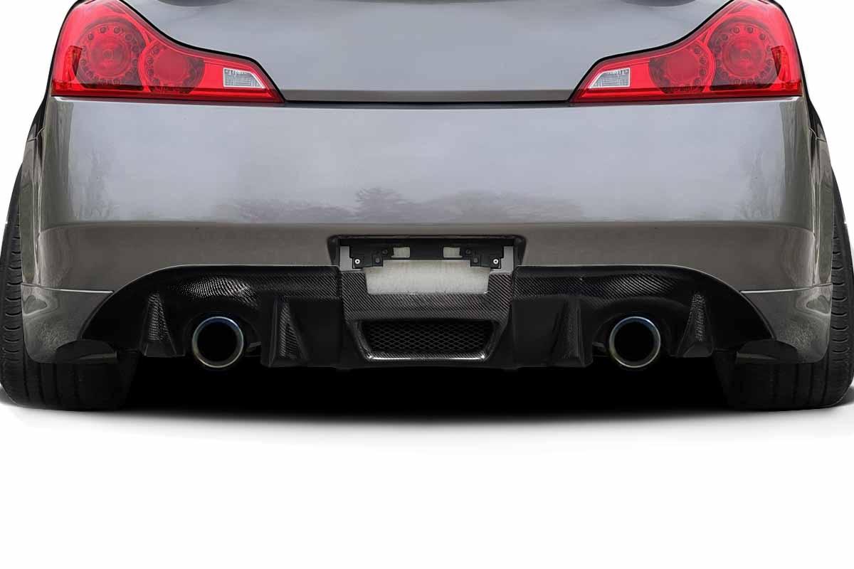 2008-2015 Infiniti G Coupe Carbon Creations Rega Carbon Fiber Rear Lip - Image 1
