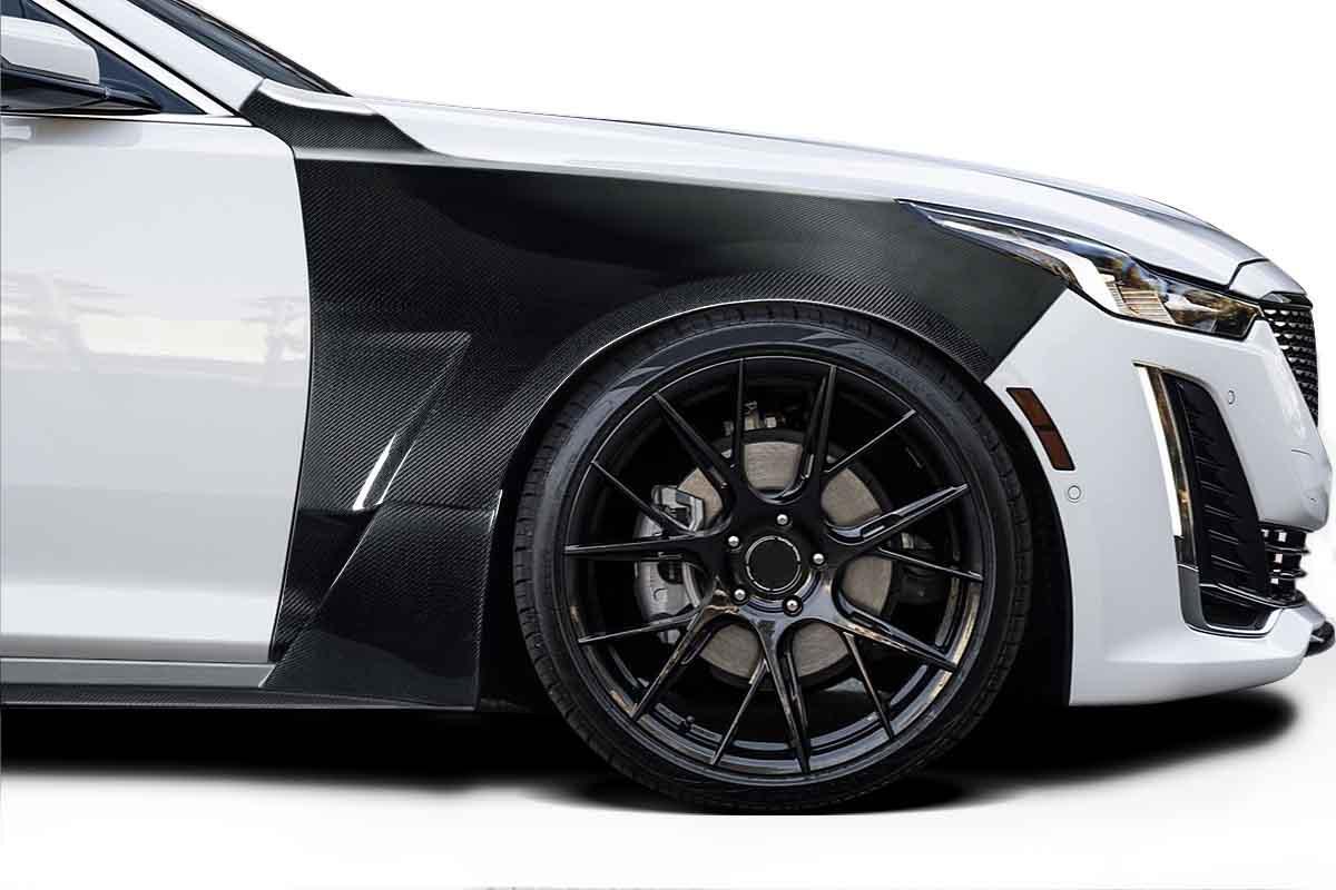 2020-2025 Cadillac CT5 Carbon Creations Impulse Carbon Fiber Fender - Image 1