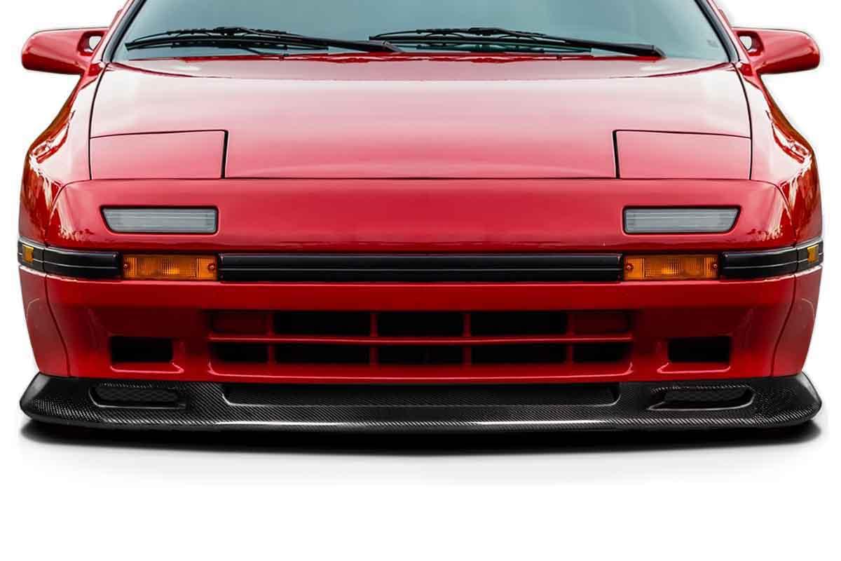 1986-1991 Mazda RX7 Carbon Creations Apex Carbon Fiber Front Lip - Image 1