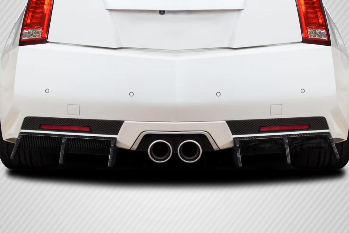 2011-2015 Cadillac CTS-V Carbon Creations GT Tuning Carbon Fiber Rear Lip - Image 1