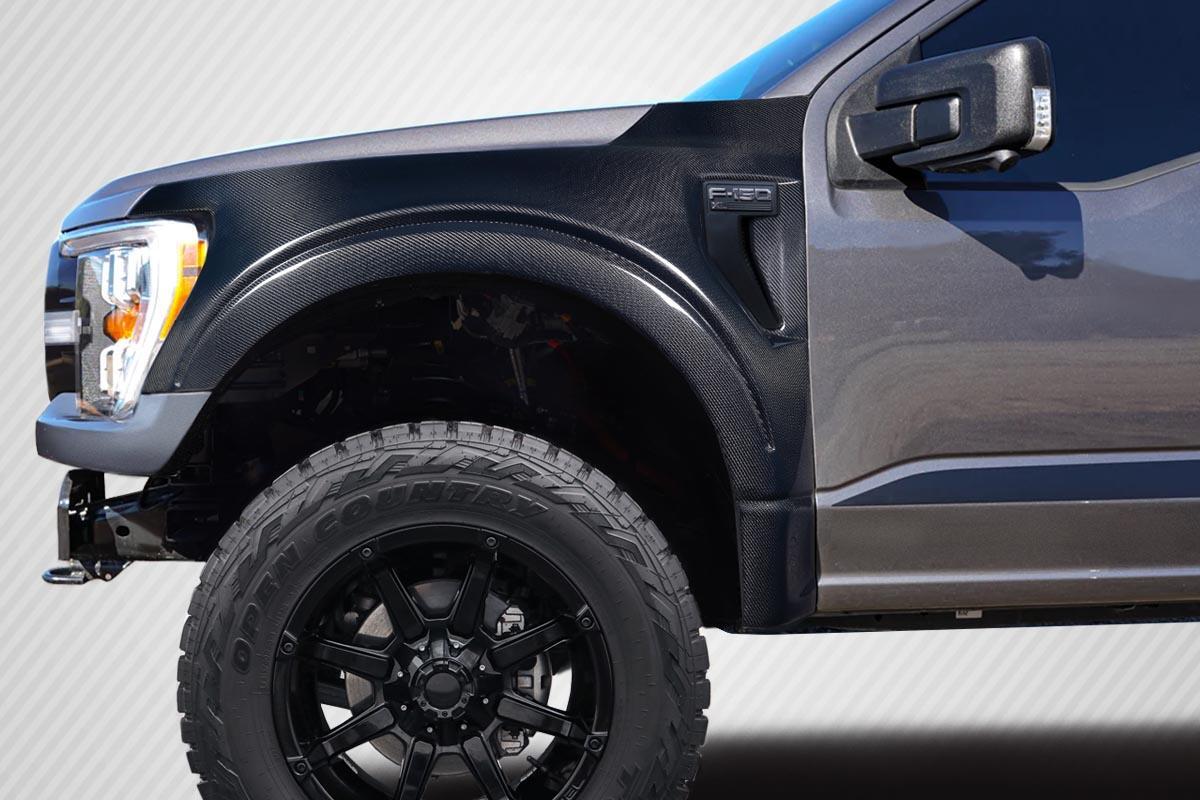 2021-2023 Ford F150 Carbon Creations Bulge Carbon Fiber Fender - Image 1