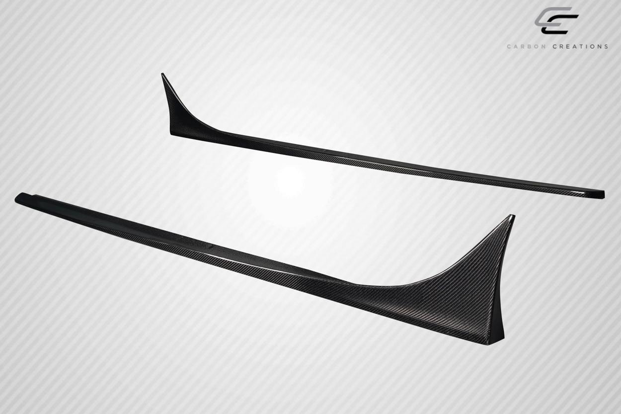 2016-2023 Mazda Miata Carbon Creations Levan Carbon Fiber Side Skirts - Image 3