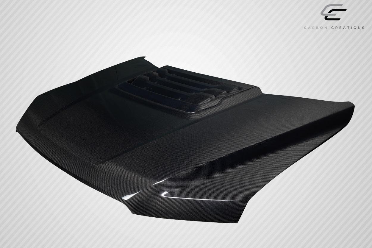2017-2020 Ford Raptor Carbon Creations OEM Look Carbon Fiber Hood - Image 3