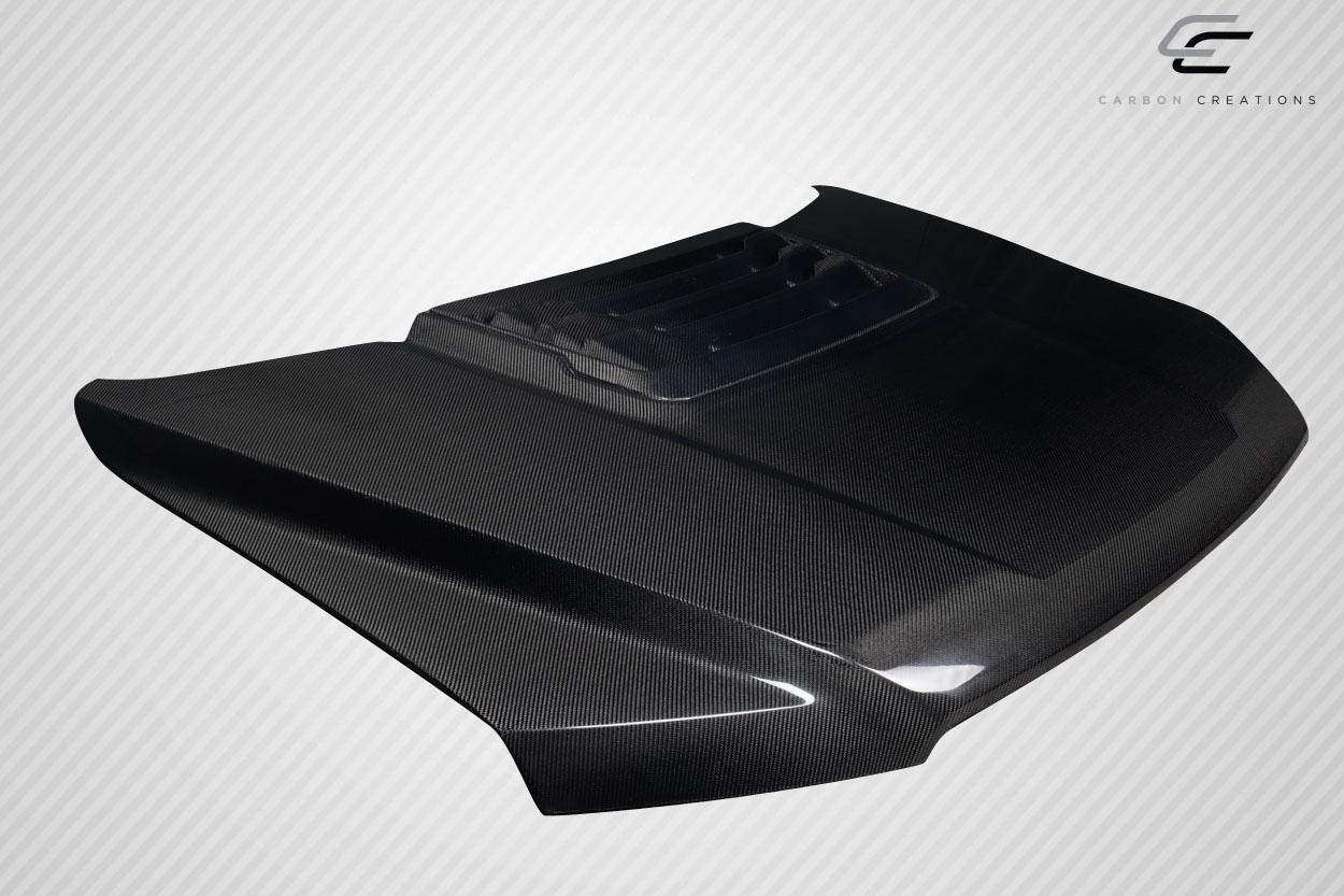 2017-2020 Ford Raptor Carbon Creations OEM Look Carbon Fiber Hood - Image 4