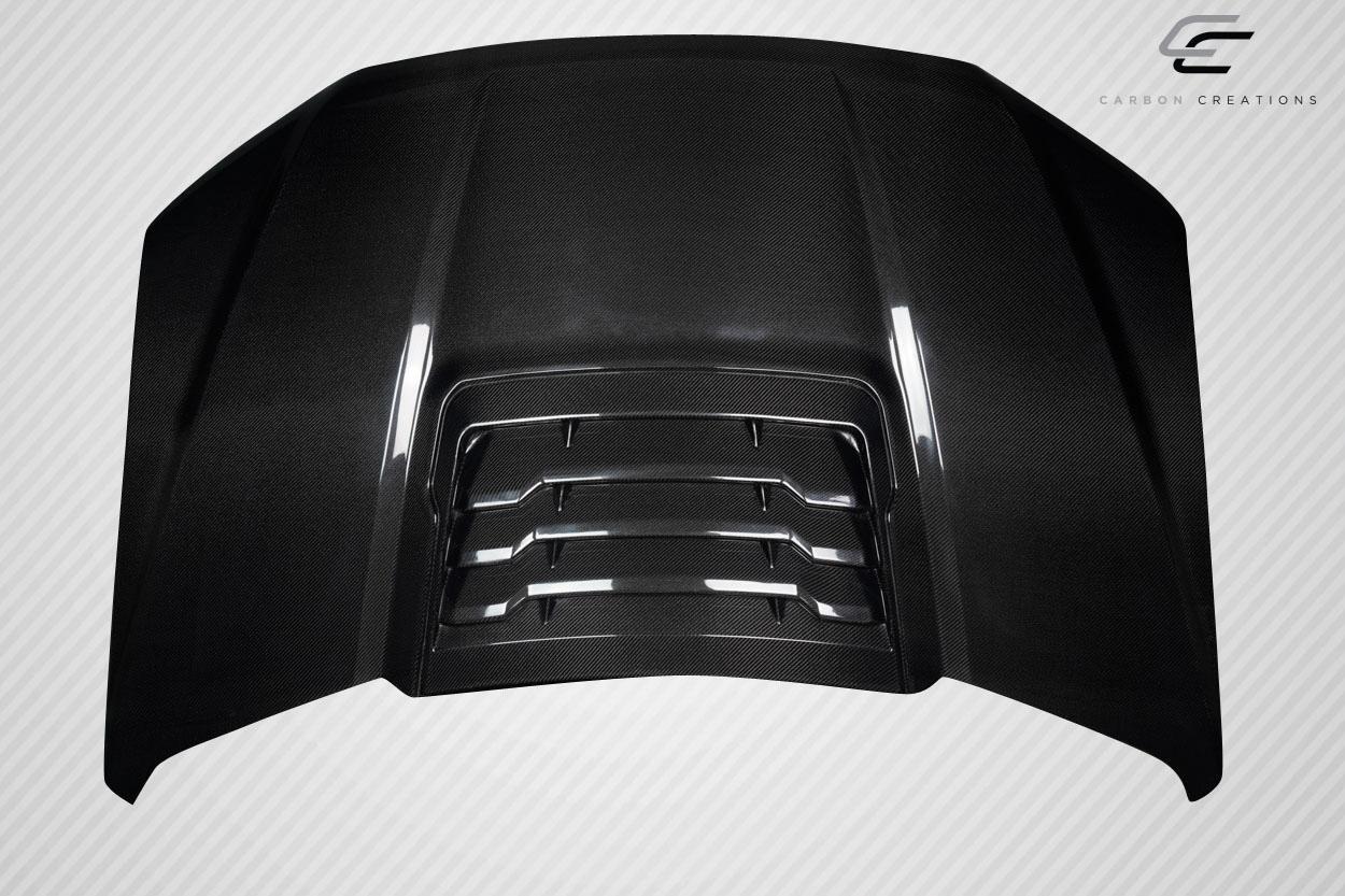 2017-2020 Ford Raptor Carbon Creations OEM Look Carbon Fiber Hood - Image 5