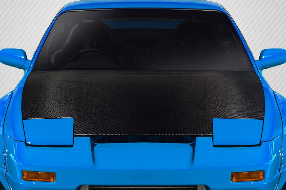 1989-1994 Nissan 240SX Carbon Creations OEM Look Carbon Fiber Hood - Image 1