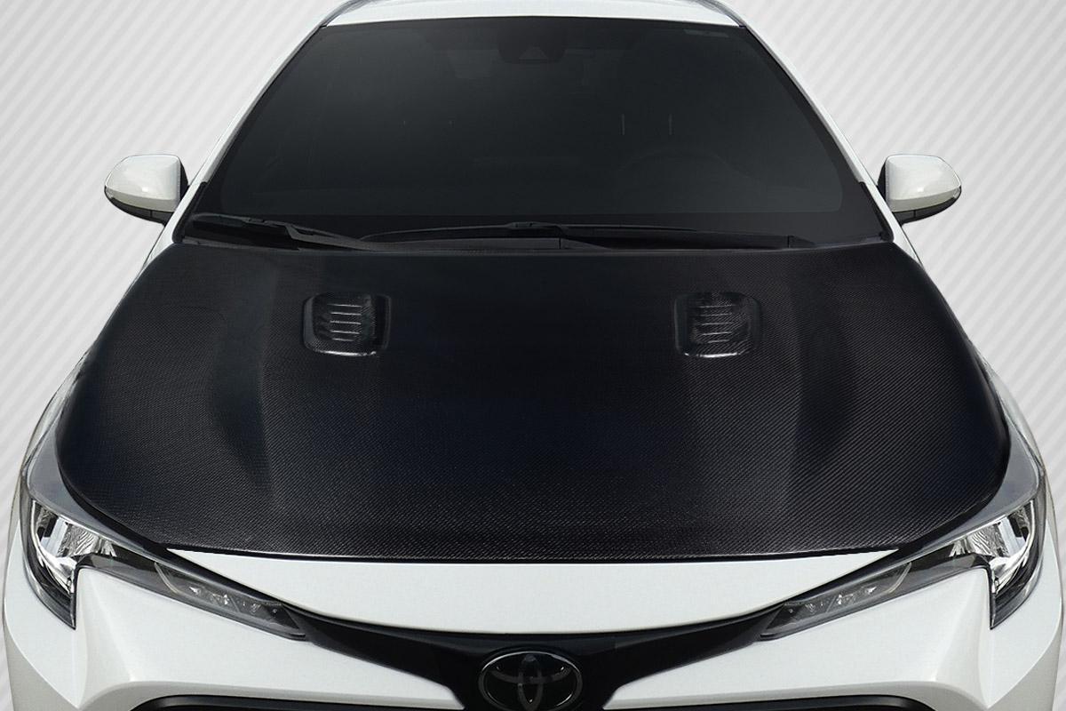 2023 Toyota Corolla Carbon Creations OEM Look Carbon Fiber Hood - Image 1