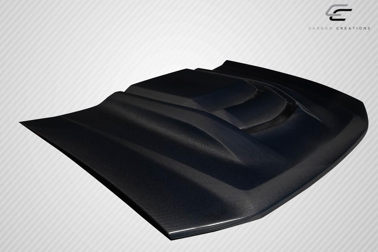 2002-2008 Chevrolet Trailblazer Carbon Creations ZR1 V2 Carbon Fiber Hood - Image 4